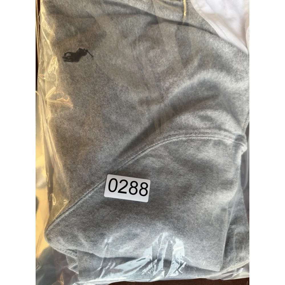 Vintage Rugby Sweatshirt Polo Ralph Lauren Grey Y2K Size 2xl